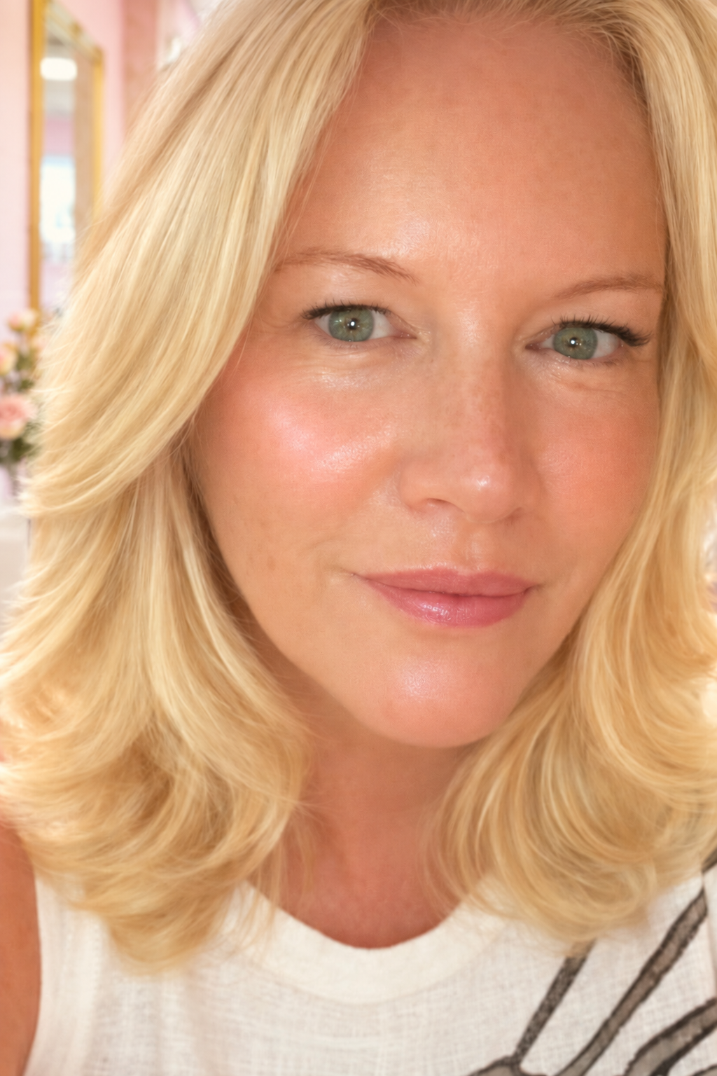 Trish, moral support at Naturally U